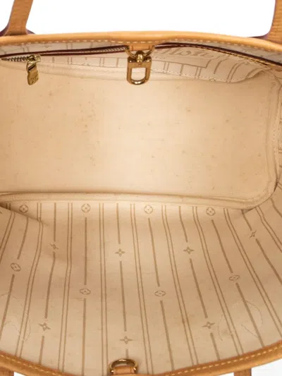 Pre-owned Louis Vuitton 2000 Neverfull Pm Tote Bag In Neutral