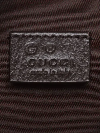 Pre-owned Gucci 2016-2025 Gg Canvas Waist Pouch Belt Bag In Brown