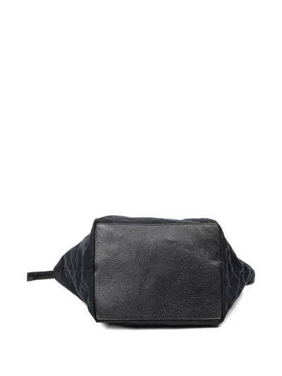 Pre-owned Gucci Monogram-pattern Handbag In Black