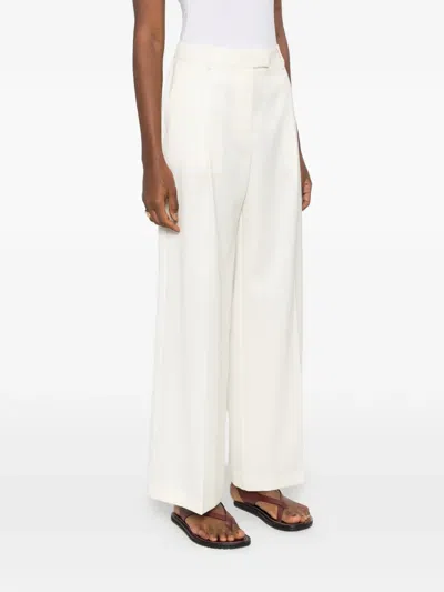 La Doublej Pleated Trousers In Animal Print