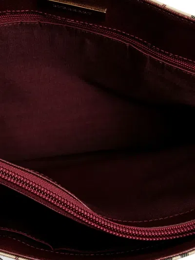 Pre-owned Burberry Check-pattern Tote Bag In Neutral