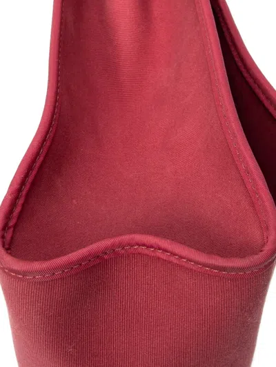 Pre-owned Hermes 2013 Herbag Zip Pm Tote Bag In Red