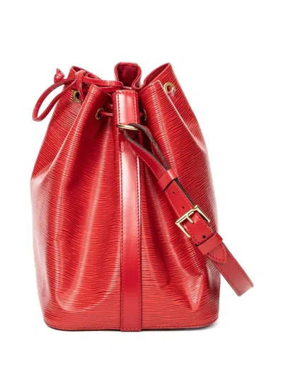 Pre-owned Louis Vuitton Noe Pm Bucket Bag In Red