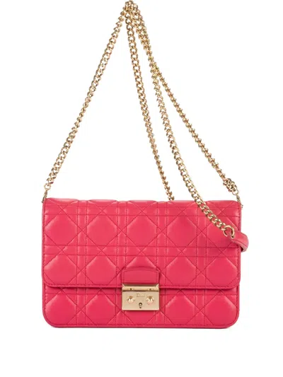 Pre-owned Dior Miss  Chain Shoulder Bag In Pink