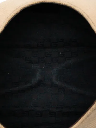 Pre-owned Gucci 2000-2015 Canvas Shoulder Bag In Brown