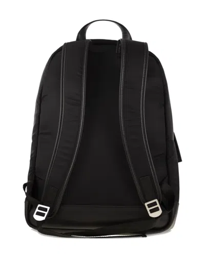 Hogan Logo-patch Backpack In Black