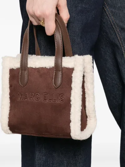 Marc Ellis Small Buby Tote Bag In Brown