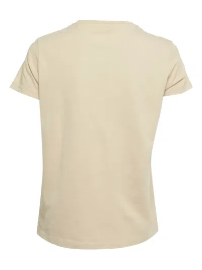 Pre-owned Kenzo Tiger-embroidery T-shirt In Neutral