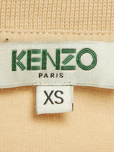 Pre-owned Kenzo Tiger-embroidery T-shirt In Neutral