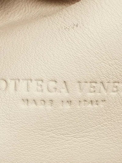 Pre-owned Bottega Veneta The Pouch Leather Clutch Bag In Neutral