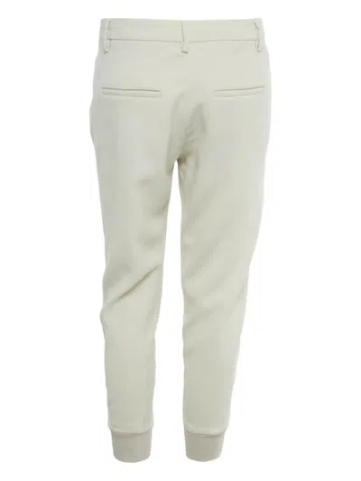 Pre-owned Brunello Cucinelli Vintage Belt Loops Jogger Pants In Neutral