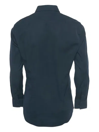 Pre-owned Hugo Boss Cotton Shirt In Blue