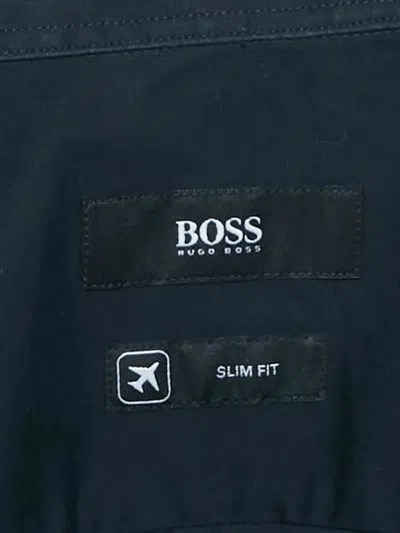 Pre-owned Hugo Boss Cotton Shirt In Blue