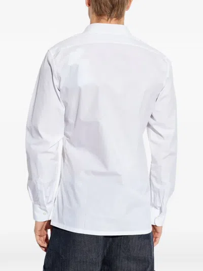 Givenchy Logo Slim-fit Shirt In White