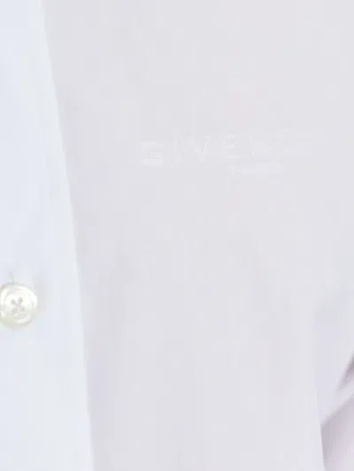 Givenchy Logo Slim-fit Shirt In White