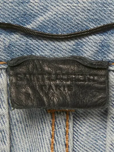 Pre-owned Saint Laurent Five-pocket Skinny Jeans In Blue