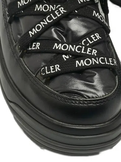 Pre-owned Moncler Insoluxe Mid Calf Snow Boots In Black