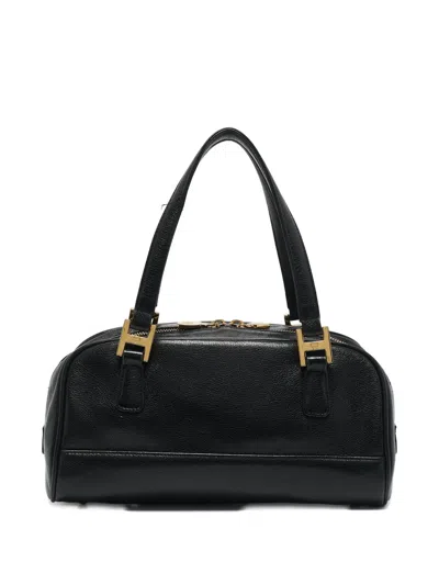 Pre-owned Mcm Small Logo-detail Tote Bag In Black