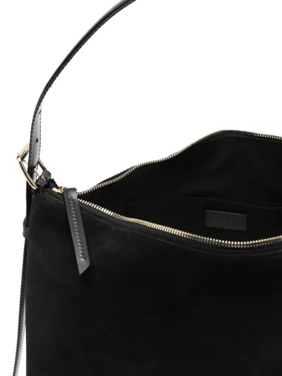 Apc Adjustable-strap Zip Shoulder Bag In Black