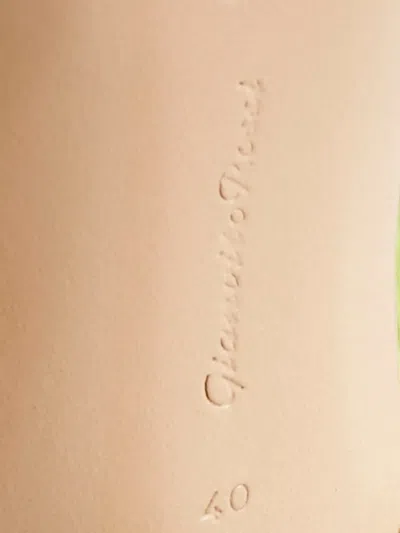 Pre-owned Gianvito Rossi Aura Leather Sandals In Green