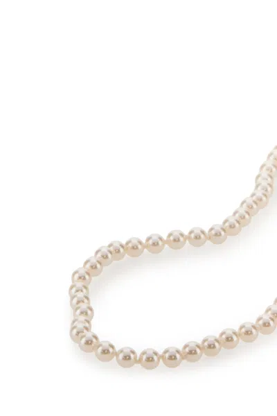Vivienne Westwood Ivory Pearls Loelia Necklace In Brown