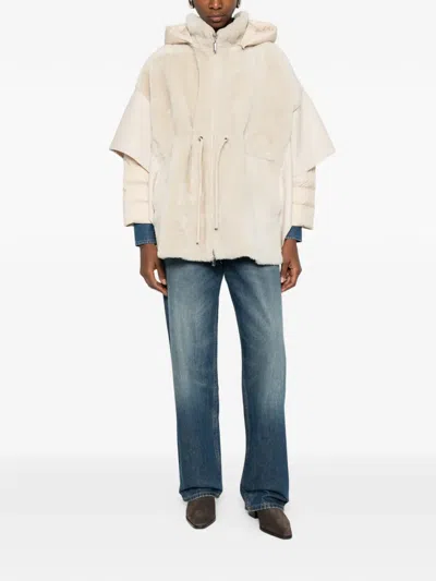 拉链开合连帽外套