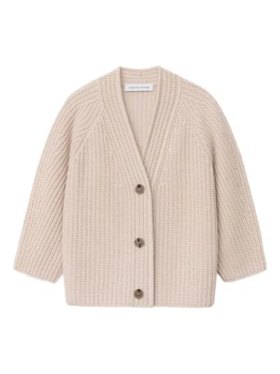 Iris Von Arnim Fallou Cardigan In Neutral
