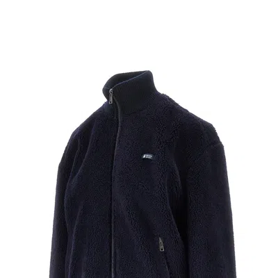 Prada Fleece Bomber Jacket In Multi