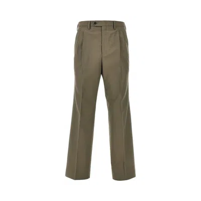 Prada L-blend Pants With Darts In Brown