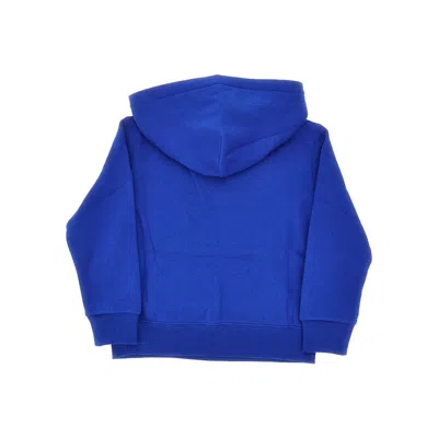 Ralph Lauren Hoodie With Embroidered Logo Kids In Blue