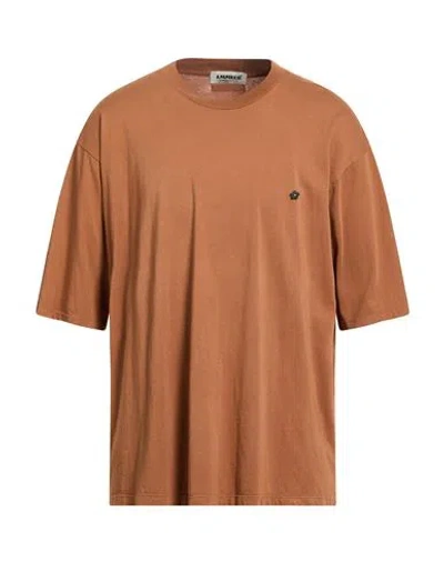 A Paper Kid Man T-shirt Brown Size L Cotton In Brown