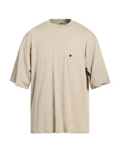 A Paper Kid Man T-shirt Light Grey Size L Cotton In Neutral