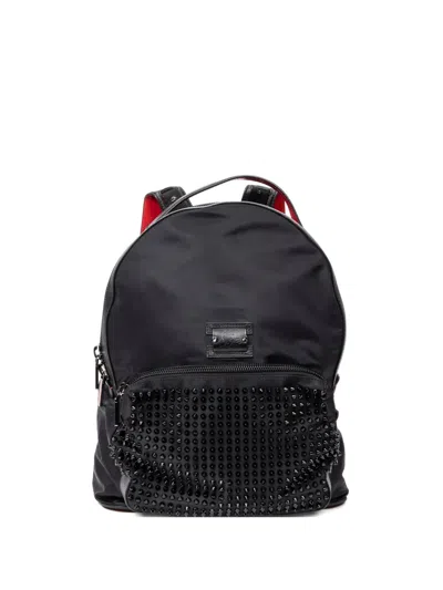 Pre-owned Christian Louboutin Studded Backpack In Black