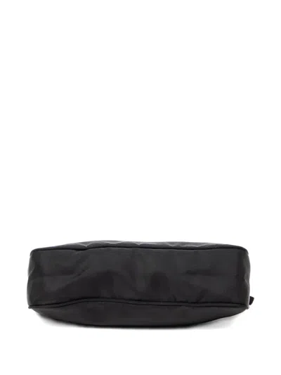 Pre-owned Prada Triangle-logo Shoulder Bag In Black