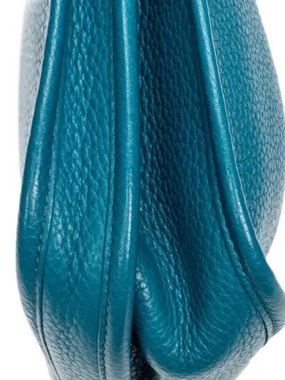 Pre-owned Hermes Evelyne Iii Pm Shoulder Bag In Blue