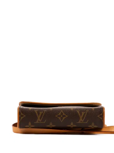 Pre-owned Louis Vuitton 1990 Florentine Belt Bag In Brown