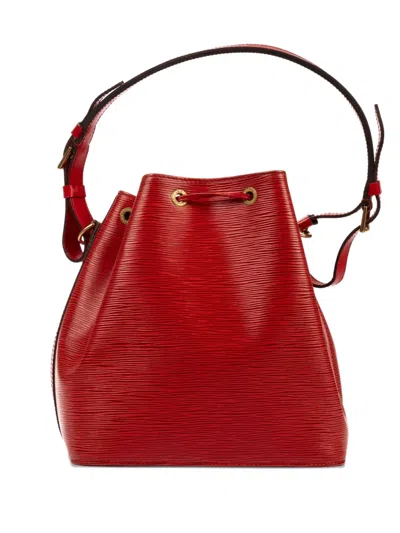 Pre-owned Louis Vuitton Petit Noé Bucket Bag In Red