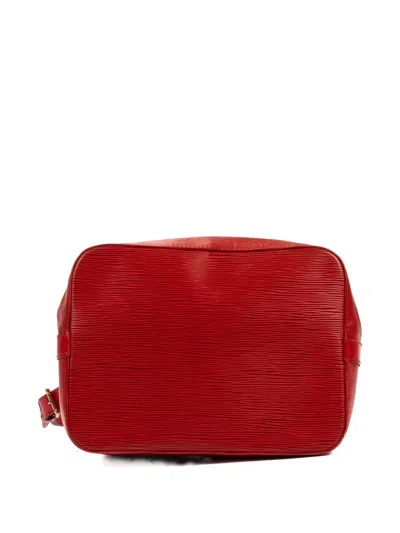 Pre-owned Louis Vuitton Petit Noé Bucket Bag In Red