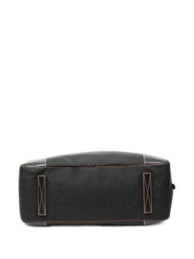 Pre-owned Celine Macadam-print Tote Bag In Black