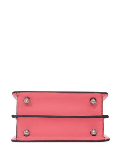 Pre-owned Fendi 2010-2025 Petite Leather Peekaboo Iseeu Satchel In Pink