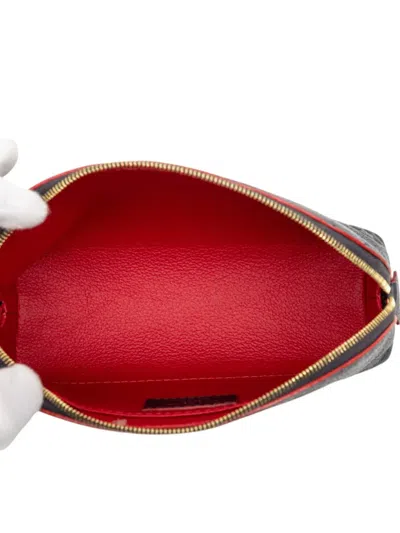 Pre-owned Louis Vuitton 2021-2025 Monogram Empreinte Cosmetic Pouch In Blue