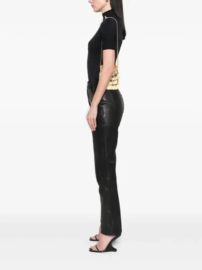 Pre-owned Bottega Veneta 2012-2025 Small Metallic Crushed Nappa Maxi Intrecciato Cassette Bucket Bag In Gold