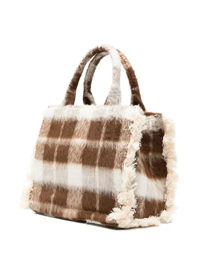 Marc Ellis Small Buby Tote Bag In Brown