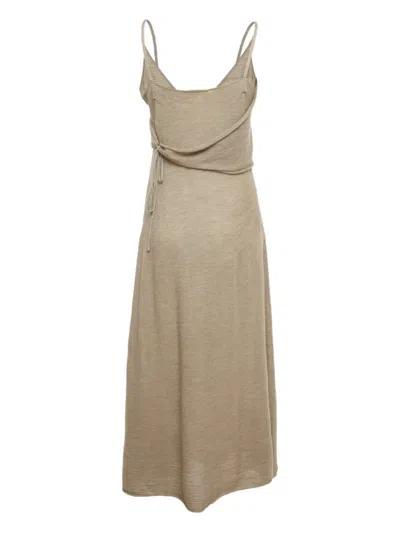 Pre-owned Loro Piana Sleeveless Maxi Dress In Neutral
