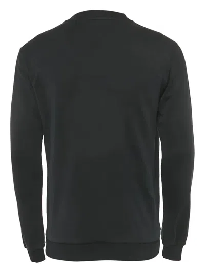 Pre-owned Dolce & Gabbana Logo-embroidered Sweatshirt In Black