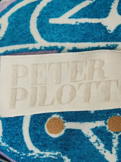 Pre-owned Peter Pilotto Geometric-print Mini Dress In Blue