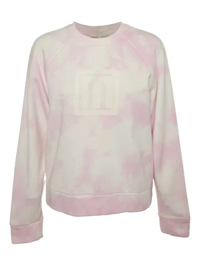 Pre-owned Maje Tie-dye Sweatshirt In Pink