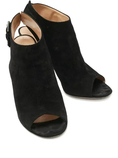 Pre-owned Gianvito Rossi Open-toe Pumps In Black