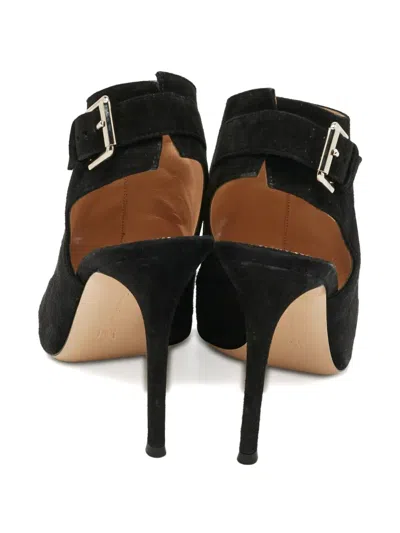 Pre-owned Gianvito Rossi Open-toe Pumps In Black