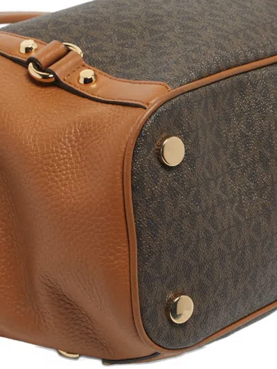 Pre-owned Michael Kors Top-handle Shoulder Bag In Brown